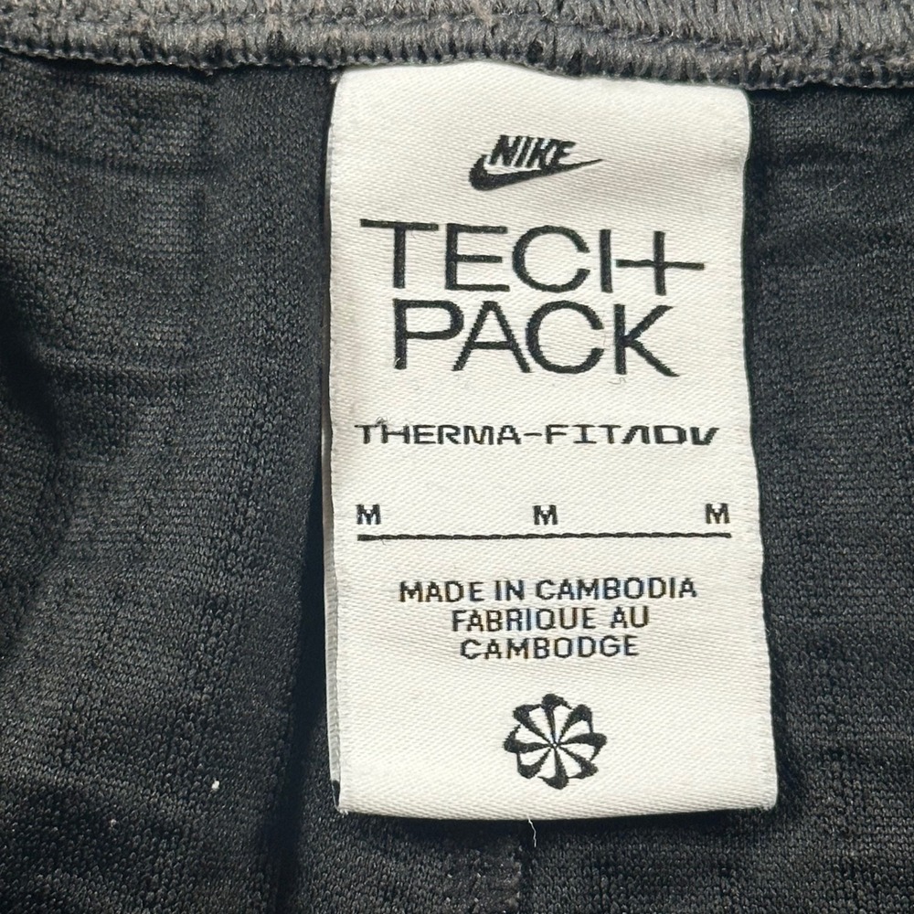 Nike Medium Sportswear Therma-FIT ADV Tech Fleece Pants Joggers Gray Wide Leg - Picture 3 of 10